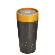 Kubek Circular Cup 340ml czarno - żółty