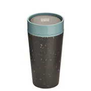 Kubek Circular Cup pojemność 340ml kolor czarno - błękitny