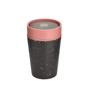 Kubek Circular Cup 227ml czarno - różowy
