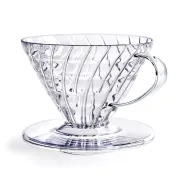 Hario dripper V60 plastikowy przezroczysty rozmiar V01