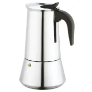 Kinghoff kawiarka stalowa na indukcję 12 tz / 600 ml srebrna