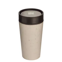 Kubek Circular Cup pojemność 340ml kolor kremowo - czarny
