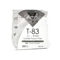 CAFEC Filtry papierowe TH-2 (dawniej T-83) Dark Roast 100 szt. 4 filiżanki