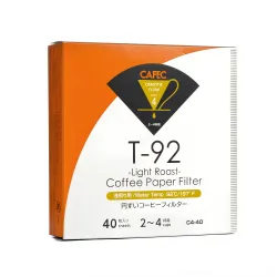 CAFEC Filtry papierowe T-92 Light Roast 40 szt. 4 filiżanki
