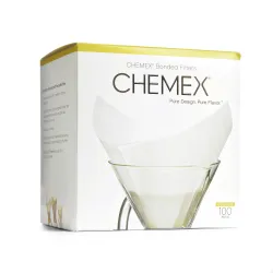 Chemex filtry kształt kwadratowe - złożone rozmiar 6-8-10 filiżanek oznaczenie FS-100