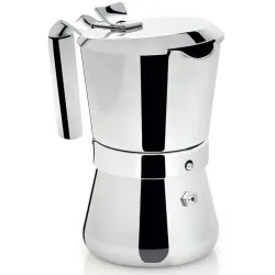 Giannini Giannina La Tradizione kawiarka stalowa na indukcję 3 tz / 150 ml srebrna
