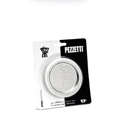 Uszczelki + sitko do kawiarek stal. Pezzetti pojemność 4 tz