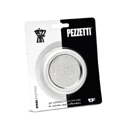 Uszczelki + sitko do kawiarek stal. Pezzetti 6 tz