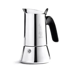 Bialetti New Venus kawiarka stalowa na indukcję 4 tz / 170 ml srebrna