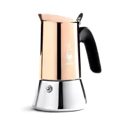 Bialetti New Venus kawiarka stalowa na indukcję 4 tz / 170 ml miedziana