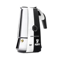 Pezzetti Steelexpress kawiarka stalowa na indukcję 6 tz / 300 ml srebrna