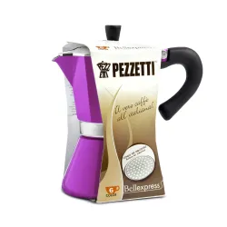 Pezzetti Bellexpress kawiarka 6 espresso purpurowa