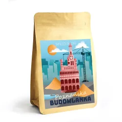Poznańska Budowlanka kawa ziarnista mielona 250 g do ekspresu kolbowego domowego