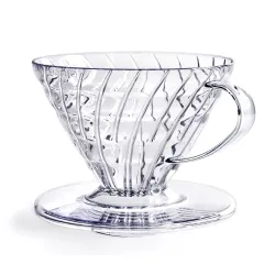 Hario dripper V60 plastikowy przezroczysty V01
