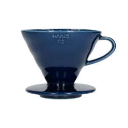 Hario dripper V60 ceramiczny granatowy V02