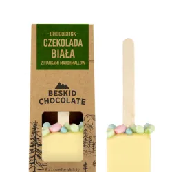 Beskid Chocolate Chocostick z czekolady białej z piankami 45 g