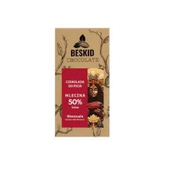 Beskid Chocolate Czekolada do picia mleczna 50% waga 200 g