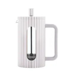 Klausberg French press zaparzacz do kawy i herbaty 600 ml kremowy