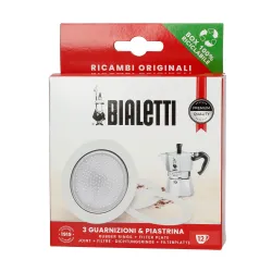 Uszczelki i sitko do kawiarek aluminiowych Bialetti Moka Express rozmiar 12 tz