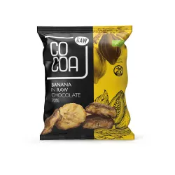 COCOA Banany w surowej czekoladzie BIO 70 g