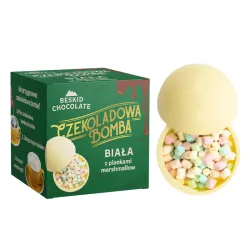 Beskid Chocolate Czekoladowa Bomba biała z piankami marshmallow 50 g