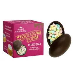 Beskid Chocolate Czekoladowa Bomba Jajo mleczna z piankami marshmallow 45 g