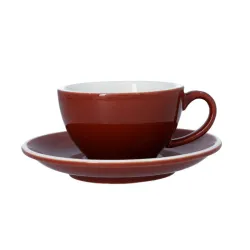 EPIC filiżanka do cappuccino pojemność 230 ml kolor brązowa
