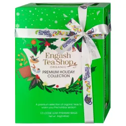 English Tea Shop świąteczny zestaw 12 herbat Green Prism