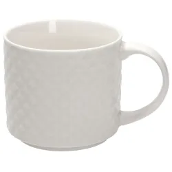 Tognana Fontebasso Relief Rhombus kubek porcelanowy 450 ml