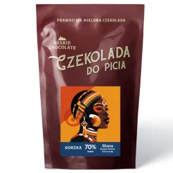Beskid Chocolate Gorzka Czekolada do picia 70% Ghana Kuapa waga 200 g