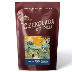 Beskid Chocolate Gorzka Czekolada do picia 90% Tanzania waga 200 g