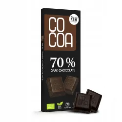 COCOA Czekolada ciemna 70% BIO waga 40 g