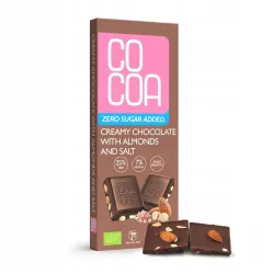 COCOA Czekolada creamy z migdałami i solą BIO 40 g