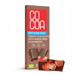 COCOA Czekolada creamy z truskawkami BIO 40 g