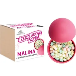 Beskid Chocolate Czekoladowa Bomba malinowa z piankami marshmallow 45 g