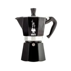 Bialetti Moka Express Color kawiarka aluminiowa na gaz 6 tz / 270 ml czarna