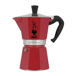 Bialetti Moka Express Color kawiarka aluminiowa na gaz 6 tz / 270 ml czerwona