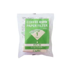 CAFEC Filtry papierowe stożkowe Standard 1 filiżanka 100 szt.