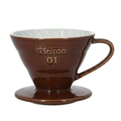 Dripper Ceramiczny Tiamo brązowy V01