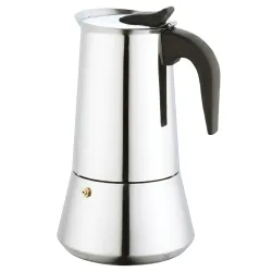 Kinghoff kawiarka stalowa na indukcję 12 tz / 600 ml srebrna
