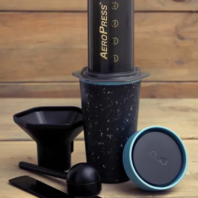Zestaw Aeropress i kubek Circular CUP czarno-błękitny 227 ml - miniatura 2