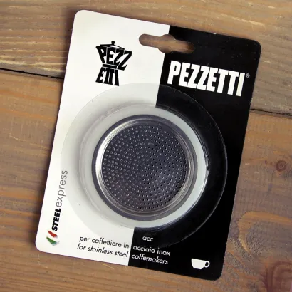Uszczelki + sitko do kawiarek stal. Pezzetti 6 tz - miniatura 2
