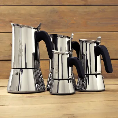 Bialetti New Venus kawiarka stalowa na indukcję pojemność 6 tz / 235 ml kolor srebrna - zdjęcie 4