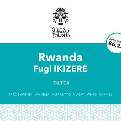 Rwanda Fugi IKIZERE Natural Red Bourbon waga 250 zmielona do przelewowy / drip / Chemex - miniatura 2