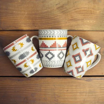 Tognana Iris Kilim Kubek pojemność 350 ml kolor wzór 3 - zdjęcie 2