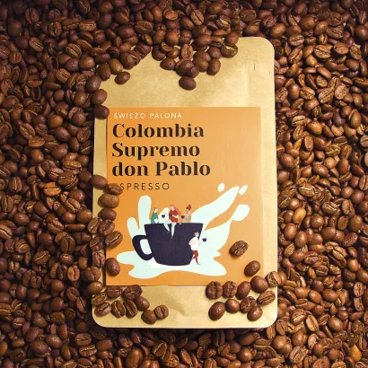 Colombia Supremo Don Pablo Washed kawa ziarnista 3 kg 3 x 1 kg - zdjęcie 3