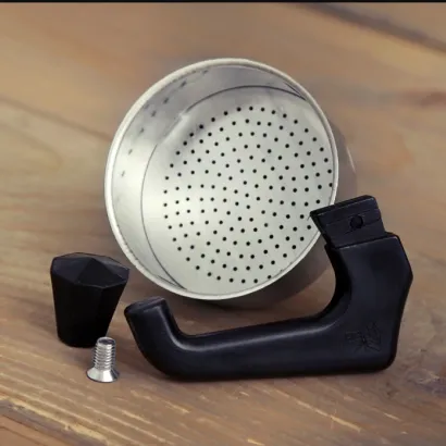 Lejek i rączka do kawiarek aluminiowych Pezzetti 2 tz - miniatura 2