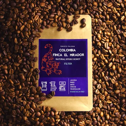 Colombia Finca El Mirador Bourbon Natural Hydro Honey waga 1000 - miniatura 1
