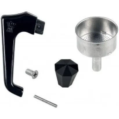 Lejek i rączka do kawiarek aluminiowych Pezzetti 6 tz - miniatura 1