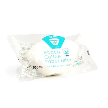 CAFEC Filtry papierowe trapezowe ABACA 100 szt. 1-2 filiżanki - miniatura 1